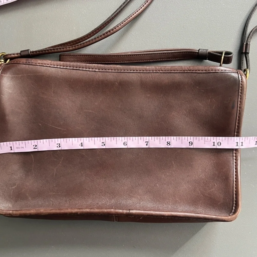 Vintage Coach Womens Shoulder Leather Bag Quiet Luxury Old Money Unlined - Picture 6 of 10